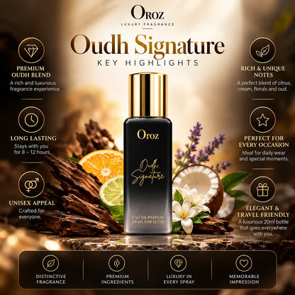 Amber Oud & Oudh Signature Duo